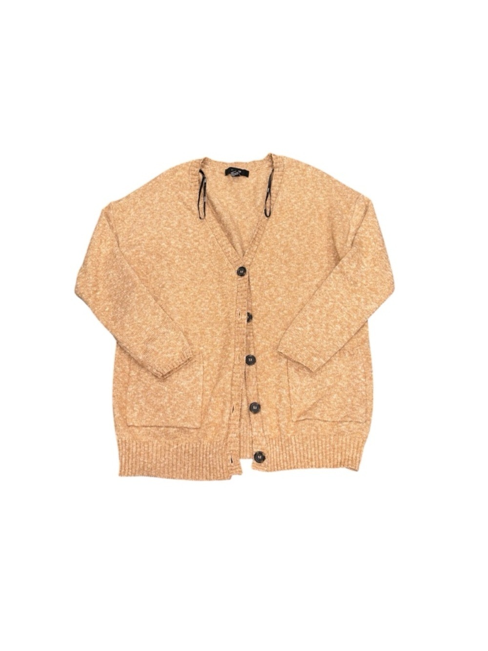 405. Forever 21 Marled Camel Button Front Women's Cardigan Casual Workwear